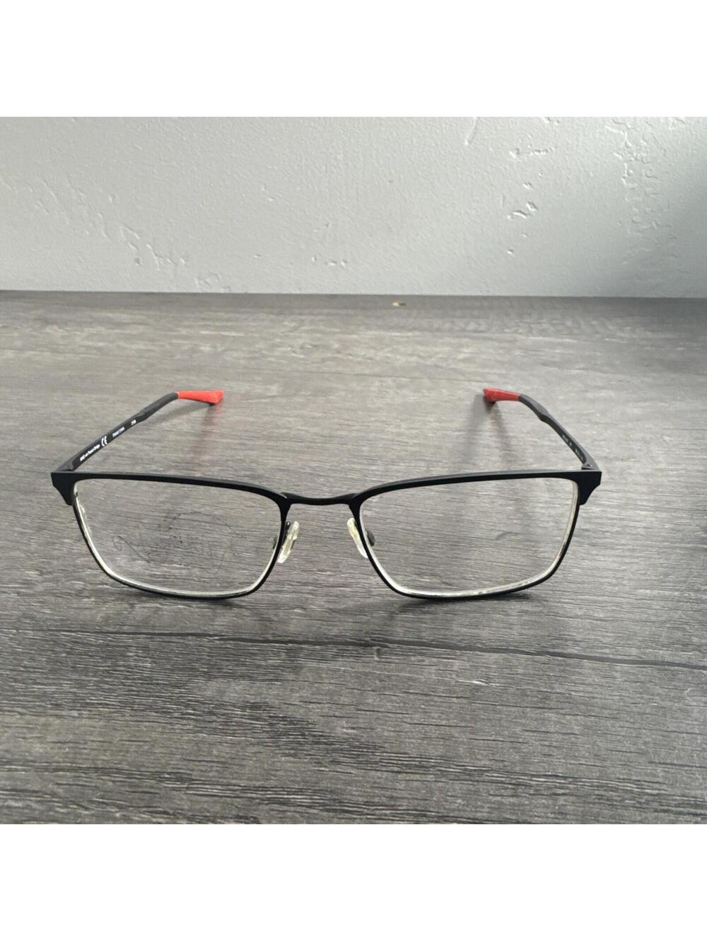NIKE Eyeglasses 4307 N 007 BLACK RED FRAMES ONLY Square 56-18-145